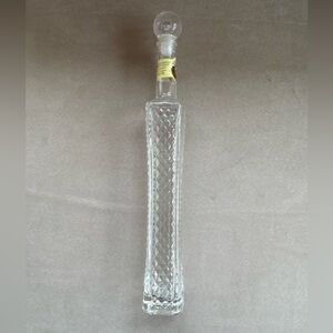 KUMQUAT liquor Empty Liquor Bottle from Corfu, Greece with stopper